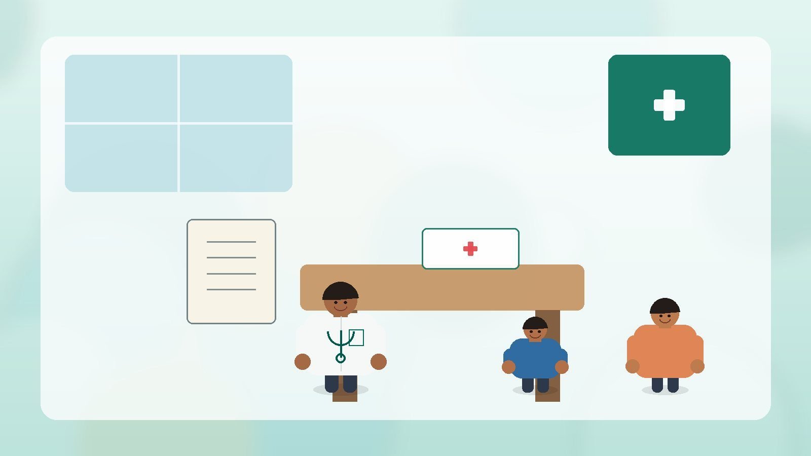 Community healthcare and medical support
