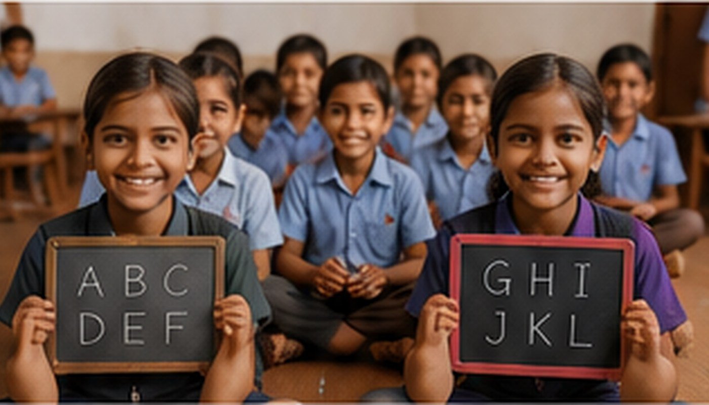 Children taking part in an educational activity