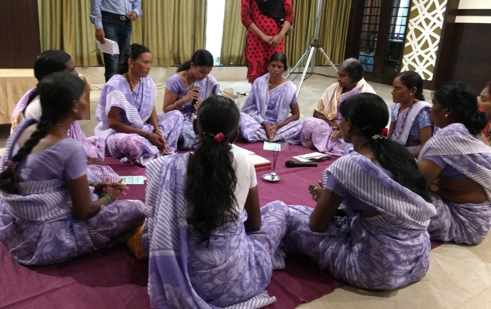 Indian community members together